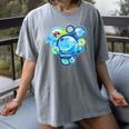Frutiger Aero Metro Abstract Maximalism 2000s Nostalgia Premium Tri-Blend Women's Comfort Colors T-Shirt Gray