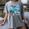 Frutiger Aero Retro Vibes Women's Comfort Colors T-Shirt Gray