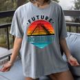 Future Archaeologist Pyramid Archaeology Student Graduation Women's Comfort Colors T-Shirt Gray