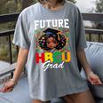 Future HBCU Grad Girl HBCU Toddler Kids Graduation Women's Comfort Colors T-Shirt Gray
