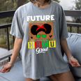 Future HBCU Grad HBCU Tomorrow Girl Graduation Kids Women's Comfort Colors T-Shirt Gray