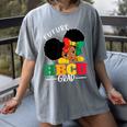 Future HBCU Grad History Girl Graduation HBCU Kids Women's Comfort Colors T-Shirt Gray