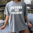 Future Vice President Graduation Women's Comfort Colors T-Shirt Gray