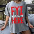 Fyi Introvert Here Raglan Baseball Tee Women's Comfort Colors T-Shirt Gray