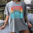 Game Over Class Of 2023 Shirt Students Graduation Women's Comfort Colors T-Shirt Gray