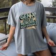 Gen X Lots Of Memories No Evidence Nostalgia Throwback Quote Premium Tri-Blend Women's Comfort Colors T-Shirt Gray