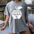 Geography Teacher Est 2018 School Graduation T Shirt Women's Comfort Colors T-Shirt Gray