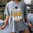 This Girl Got Her Masters Degree Graduation Mastered It 2026 Women's Comfort Colors T-Shirt Gray