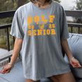 Golf Senior Night Golf Senior 2025 Graduation 14 Women's Comfort Colors T-Shirt Gray