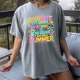 Goodbye 1st Grade To 2nd But First Summer Graduation Women's Comfort Colors T-Shirt Gray