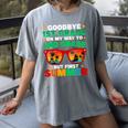 Goodbye 1st Grade First Summer Graduation Last Day Boys Women's Comfort Colors T-Shirt Gray