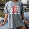 Goodbye 4th Grade Graduation Last Day School Hello 5th Grade Women's Comfort Colors T-Shirt Gray