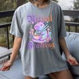 Goth Capybara Ramen Ritual Feasting Soft Introvert Art Women's Comfort Colors T-Shirt Gray