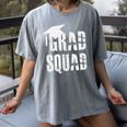 Grad Squad Graduate Graduation T-Shirt Graduation Idea Women's Comfort Colors T-Shirt Gray