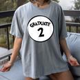 Graduate 2 Graduation Shirt Women's Comfort Colors T-Shirt Gray
