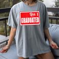 Graduate Class Of 2025 Senior Graduation End Of School Year Women's Comfort Colors T-Shirt Gray