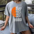 Graduate Senior Class 2022 Graduation Basketball Player Women's Comfort Colors T-Shirt Gray