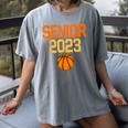Graduate Senior Class 2023 Basketball Player Graduation Grad Women's Comfort Colors T-Shirt Gray