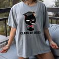 I Graduated Class Of2023 Cat Graduation Women's Comfort Colors T-Shirt Gray