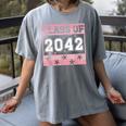 Graduating Class Of 2042 First Day Of School 2042 Graduation Women's Comfort Colors T-Shirt Gray