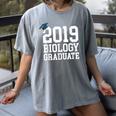 Graduation 2019 Biology Tshirt For Science Graduate Women's Comfort Colors T-Shirt Gray