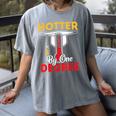 Graduation 2024 Hotter By One Degree Shirt Class Of 24 Women's Comfort Colors T-Shirt Gray