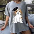 Graduation Beagle Dog 2017 Graduate Graduation Tee Women's Comfort Colors T-Shirt Gray