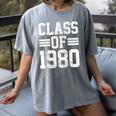 Graduation Class 1980 Women's Comfort Colors T-Shirt Gray