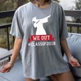 Graduation Class 2018 Dabbing College Grad Shirt Women's Comfort Colors T-Shirt Gray