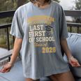 Graduation Class Of 2026 My Last First Day Of School Senior Women's Comfort Colors T-Shirt Gray