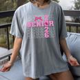 Graduation Class Of 2026 Senior 2026 Pink Bow Coquette Women's Comfort Colors T-Shirt Gray