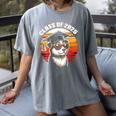 Graduation Day 2025 Graduate Class School Degree College Dog Women's Comfort Colors T-Shirt Gray