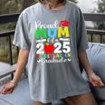 Graduation Proud Mom Of 2025 Kindergarten Graduate Women's Comfort Colors T-Shirt Gray