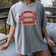 Graduation Proud Mom Of 8th Grade Graduate Women's Comfort Colors T-Shirt Gray
