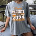 Graduation Proud Parents Of a 2024 Graduate For Mom And Dad Women's Comfort Colors T-Shirt Gray