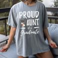 Graduation Shirt 2018 Proud Aunt Of a Graduate Women's Comfort Colors T-Shirt Gray