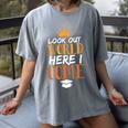 Graduation Shirt For Graduate Look Out World Here I Come Women's Comfort Colors T-Shirt Gray