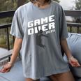 Graduation Shirt Senior Gamer T-Shirt 2019 Grad Gift Women's Comfort Colors T-Shirt Gray