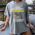 Graduation Student Who Majors In Anthropology Women's Comfort Colors T-Shirt Gray