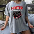 Graduation T Shirt Hotter By One Degree Women's Comfort Colors T-Shirt Gray