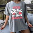 Graduation T Shirt For Mom Proud Mama Of 2018 Senior Tee Women's Comfort Colors T-Shirt Gray