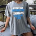 Graduation Turns Out Im Smarter Than I Look Women's Comfort Colors T-Shirt Gray