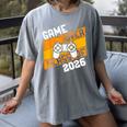 Graduation Video Gamer Game Over Class Of 2026 Senior Women's Comfort Colors T-Shirt Gray