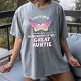 Great Auntie Angel In My Memory Cute Family Remembrance Women's Comfort Colors T-Shirt Gray Great Auntie Angel In My Memory Cute Family Remembrance Women's Comfort Colors T-Shirt Gray