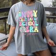 Groovy In My Last Day Of School Era Second Grade Graduation Women's Comfort Colors T-Shirt Gray