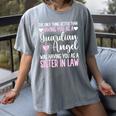 Guardian Angel Memorial In Memory Of Sister In Law Women's Comfort Colors T-Shirt Gray Guardian Angel Memorial In Memory Of Sister In Law Women's Comfort Colors T-Shirt Gray