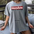 Guest Book 18th Birthday Party Memory Alcohol Women's Comfort Colors T-Shirt Gray