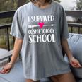 Hairstylist Cosmetology School Graduation Graduate Tee Women's Comfort Colors T-Shirt Gray