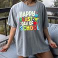 Happy Last Day Of School Teacher Kids Boys Girls Graduation Women's Comfort Colors T-Shirt Gray