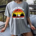 I Hate People That's Why I Camp Camper Meme Introvert Women's Comfort Colors T-Shirt Gray I Hate People That's Why I Camp Camper Meme Introvert Women's Comfort Colors T-Shirt Gray